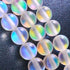 Rainbow White | .925 Sterling Silver | Mermaid Glass Bead Bracelet